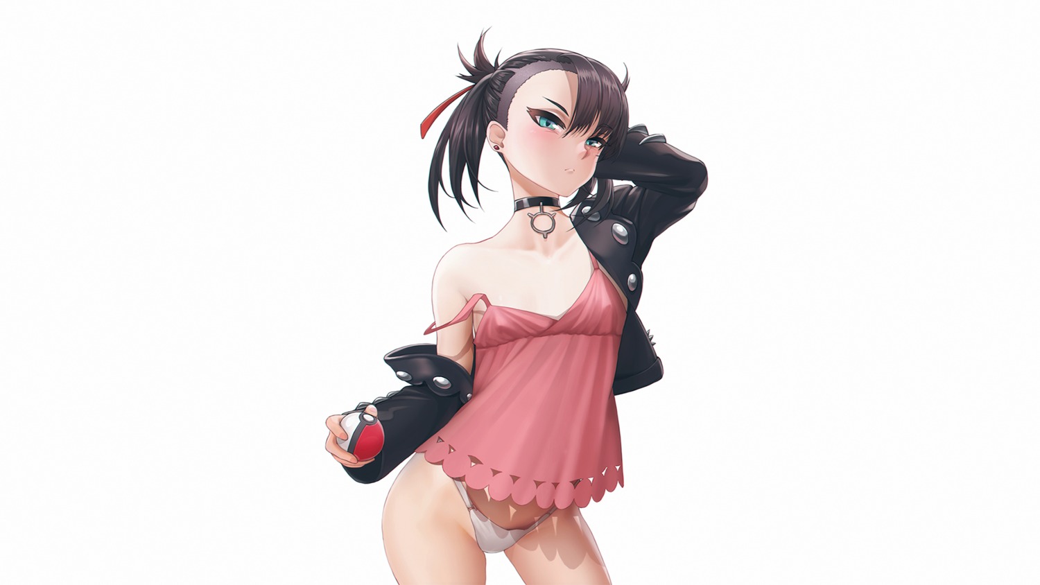 dress erect_nipples k19 mary_(pokemon) no_bra pantsu pokemon pokemon_swsh wallpaper