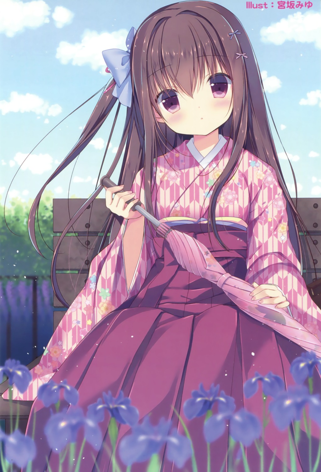 japanese_clothes miyasaka_miyu shiyo_(canvas+garden) umbrella