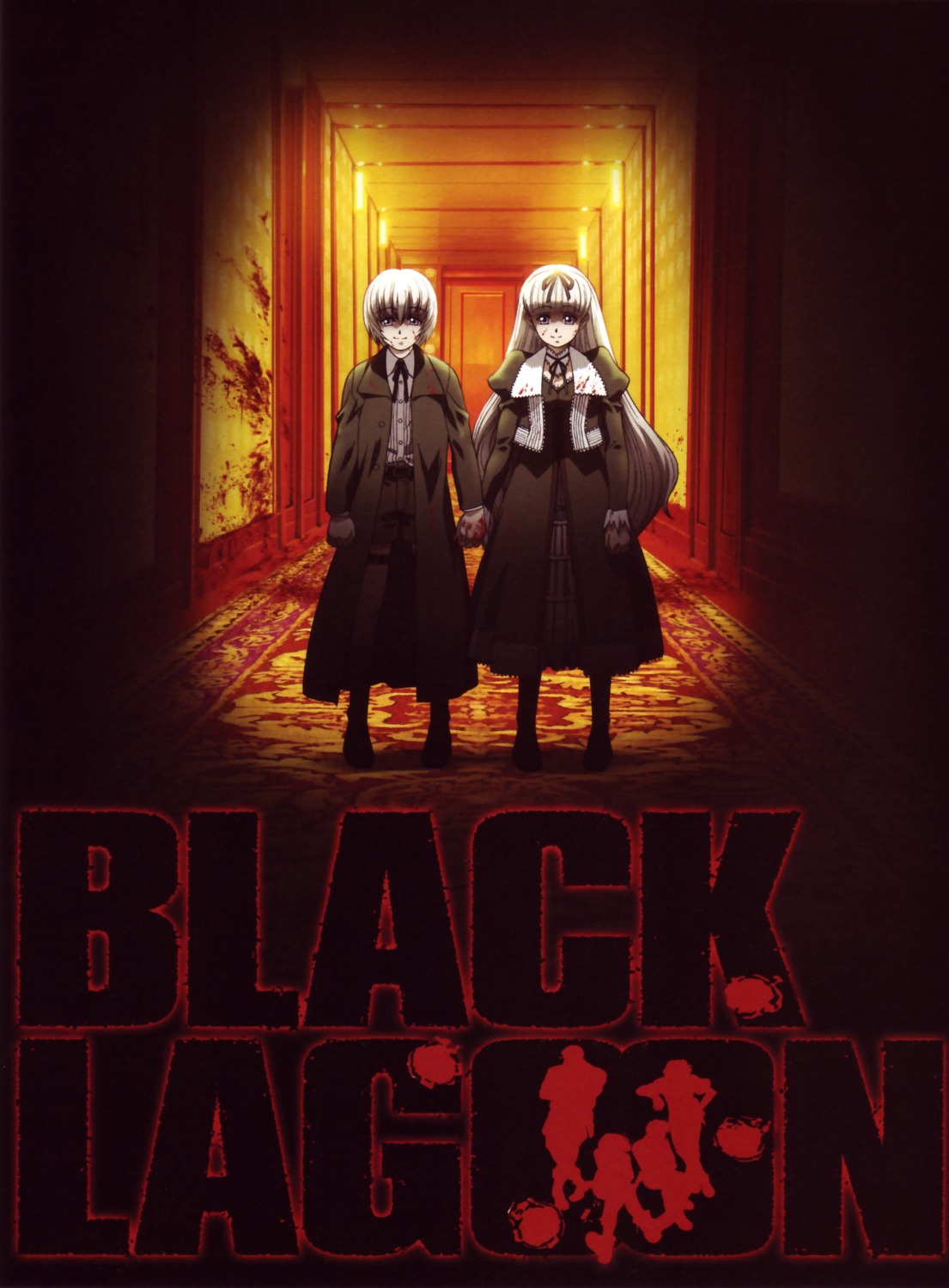 black_lagoon blood gretel_(black_lagoon) hansel_(black_lagoon)
