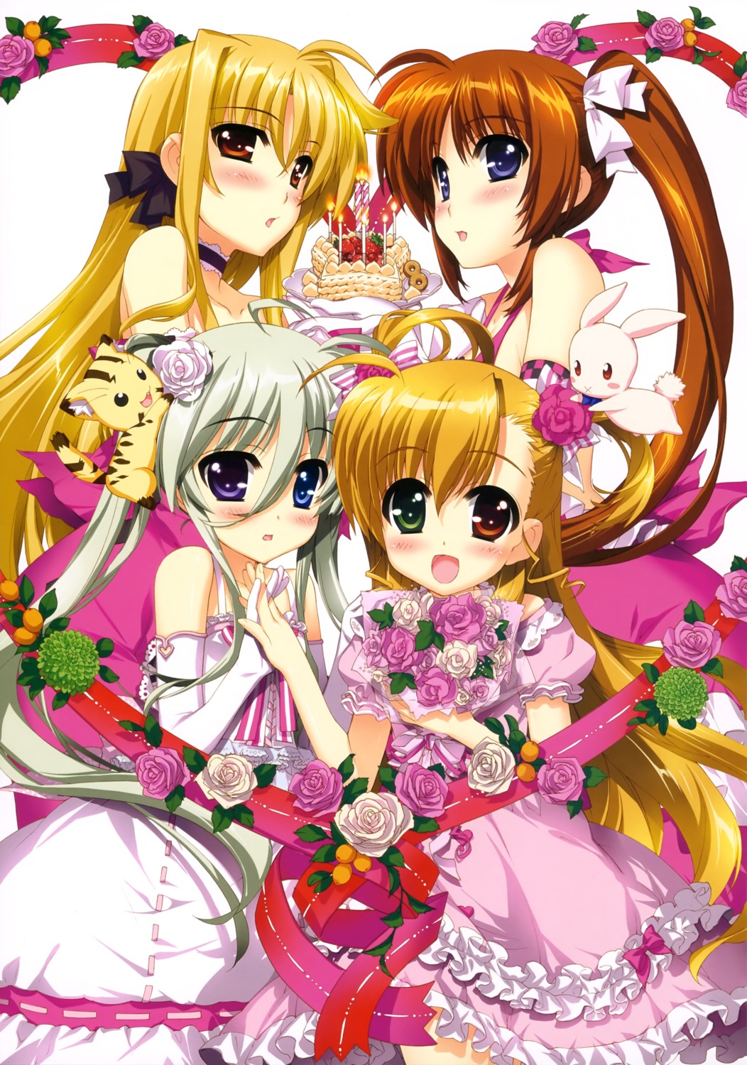 asteion dress einhart_stratos fate_testarossa fujima_takuya heterochromia mahou_shoujo_lyrical_nanoha mahou_shoujo_lyrical_nanoha_vivid sacred_heart takamachi_nanoha vivio