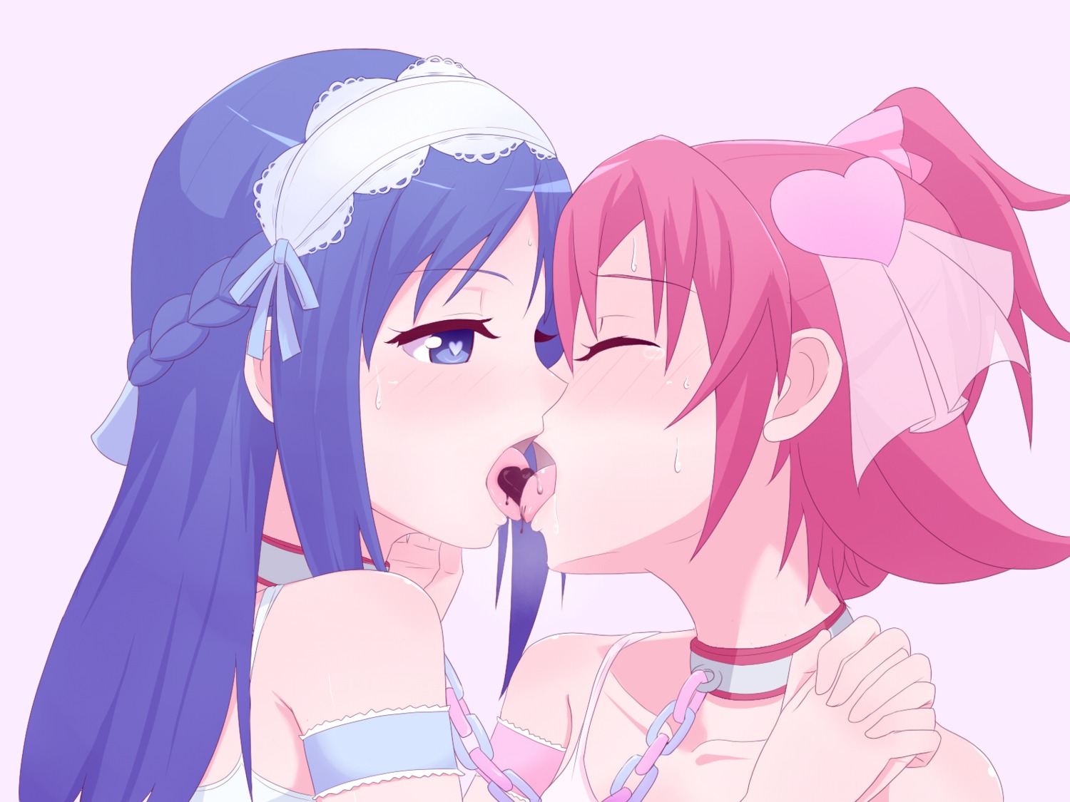 aida_mana dokidoki!_precure hishikawa_rikka precure unpale yuri