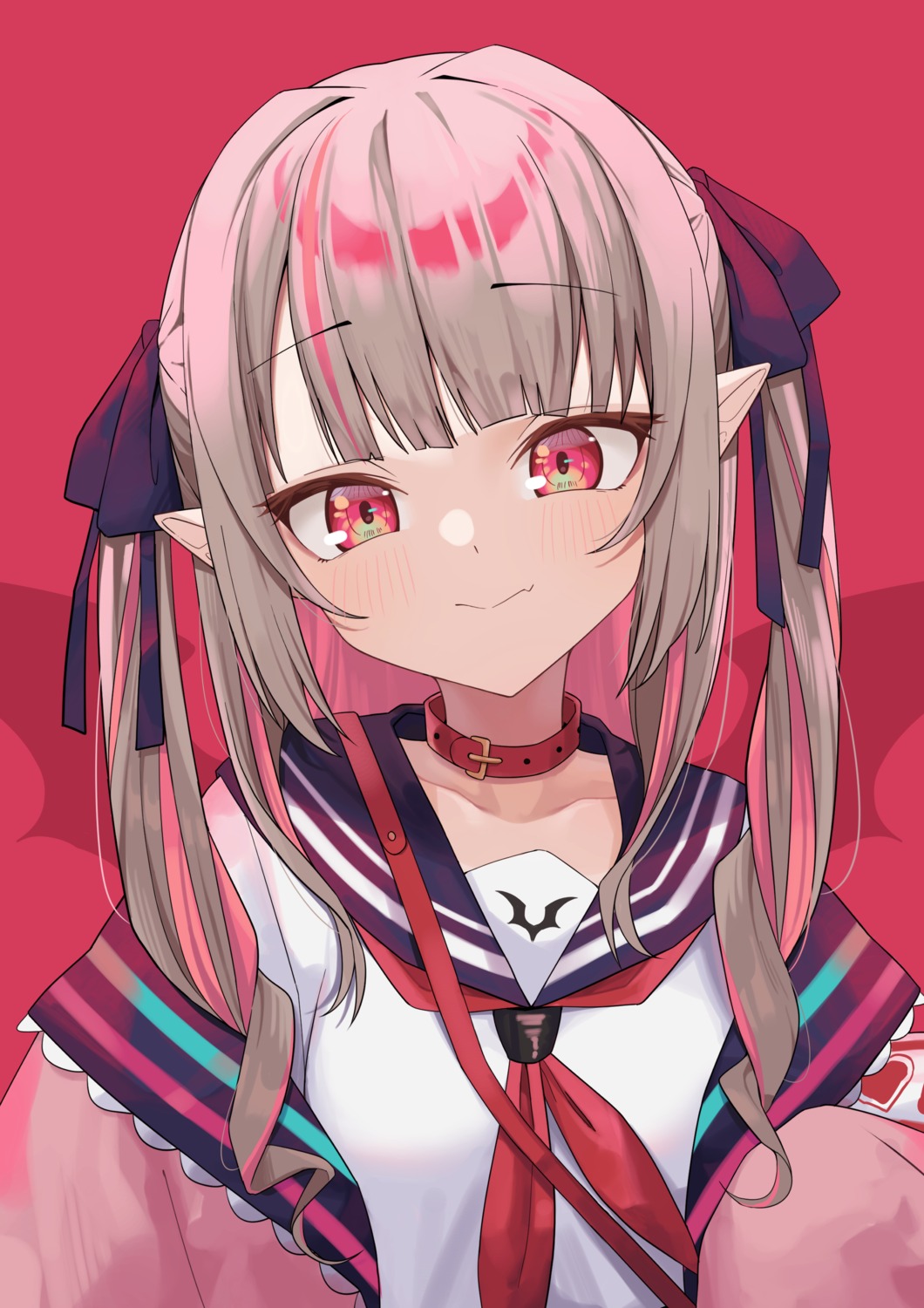 makaino_ririmu nijisanji nijisanji_gamers pointy_ears seifuku syhan