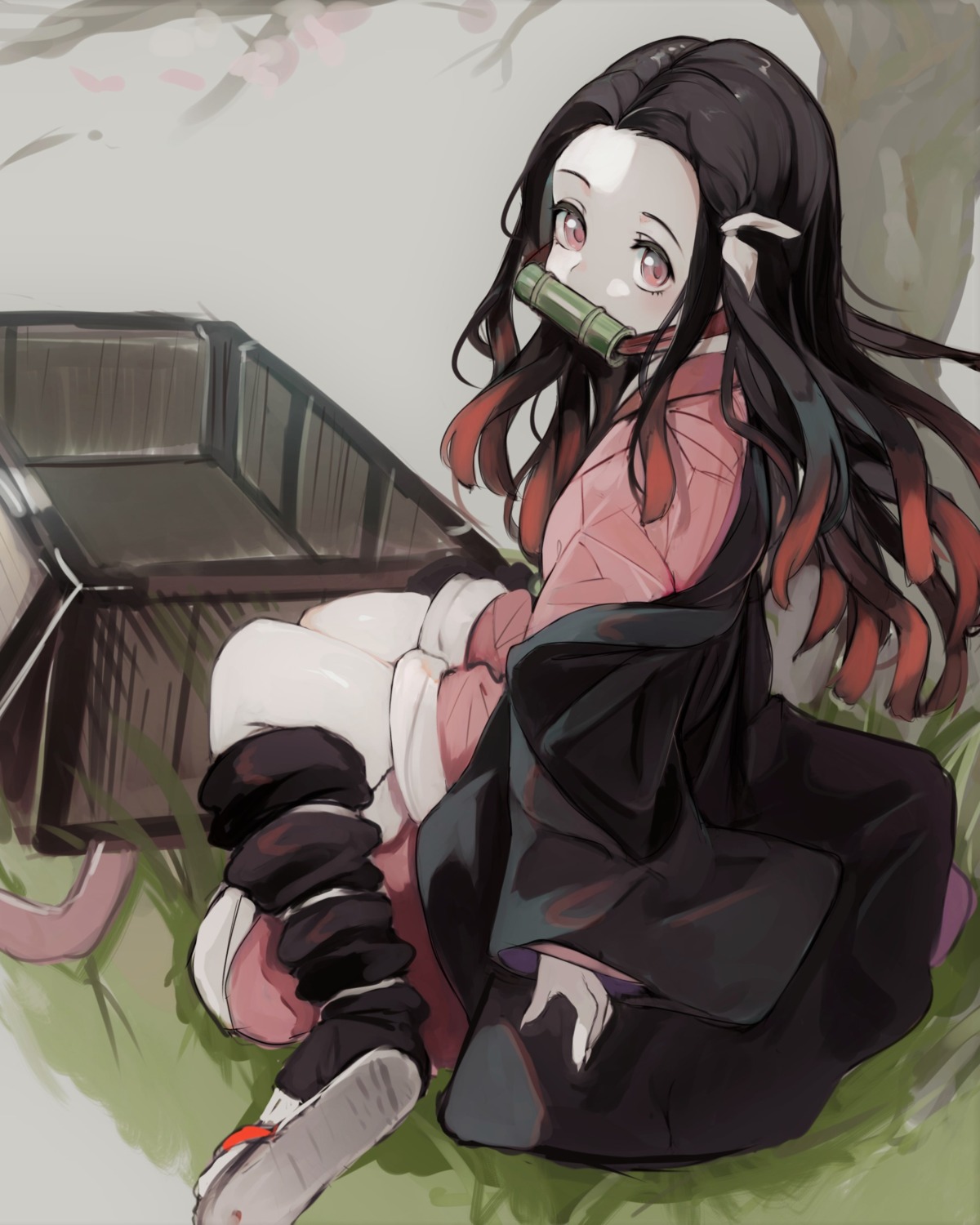 japanese_clothes kamado_nezuko kimetsu_no_yaiba lumo_1121