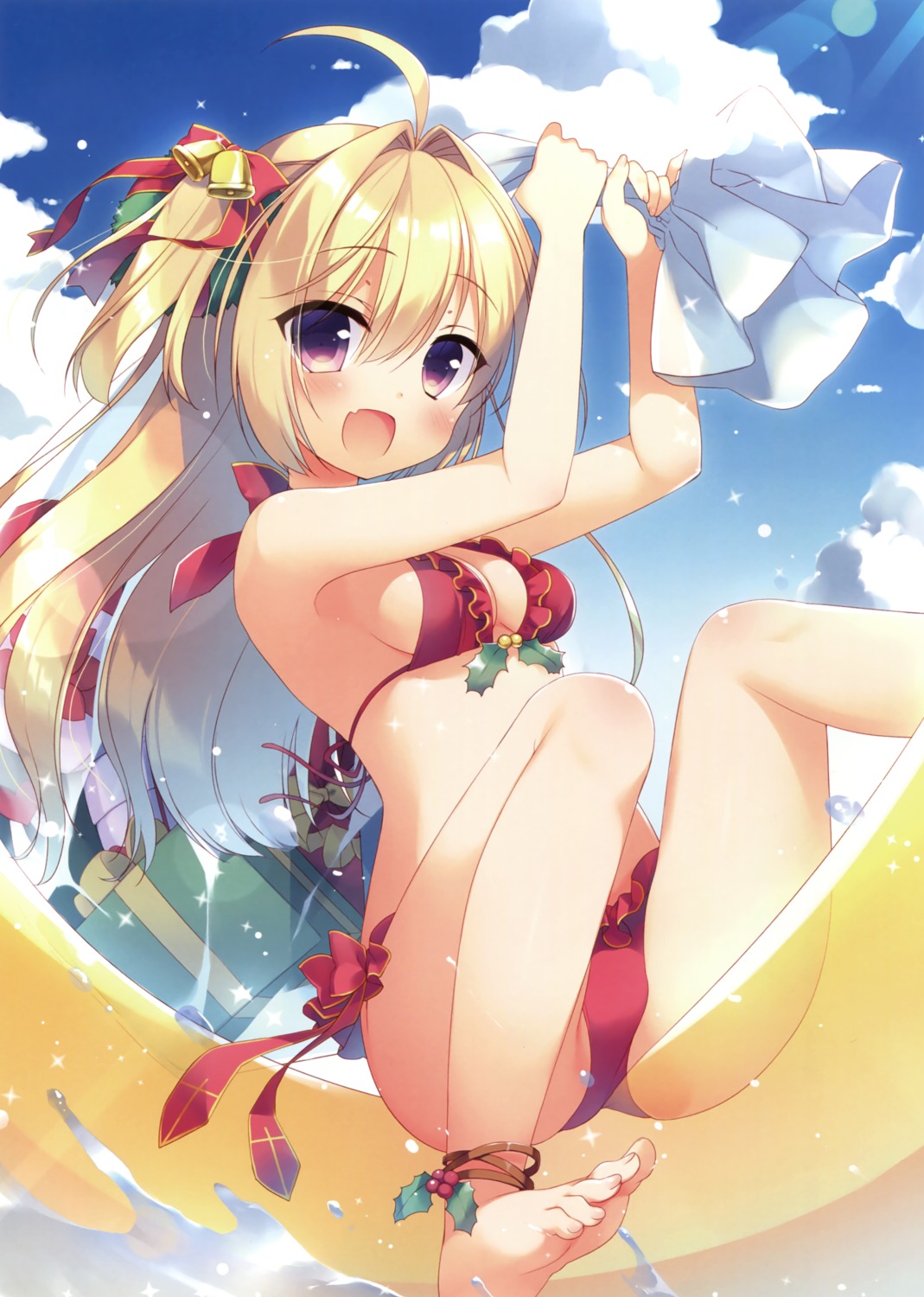 bikini christmas feet ichiri swimsuits