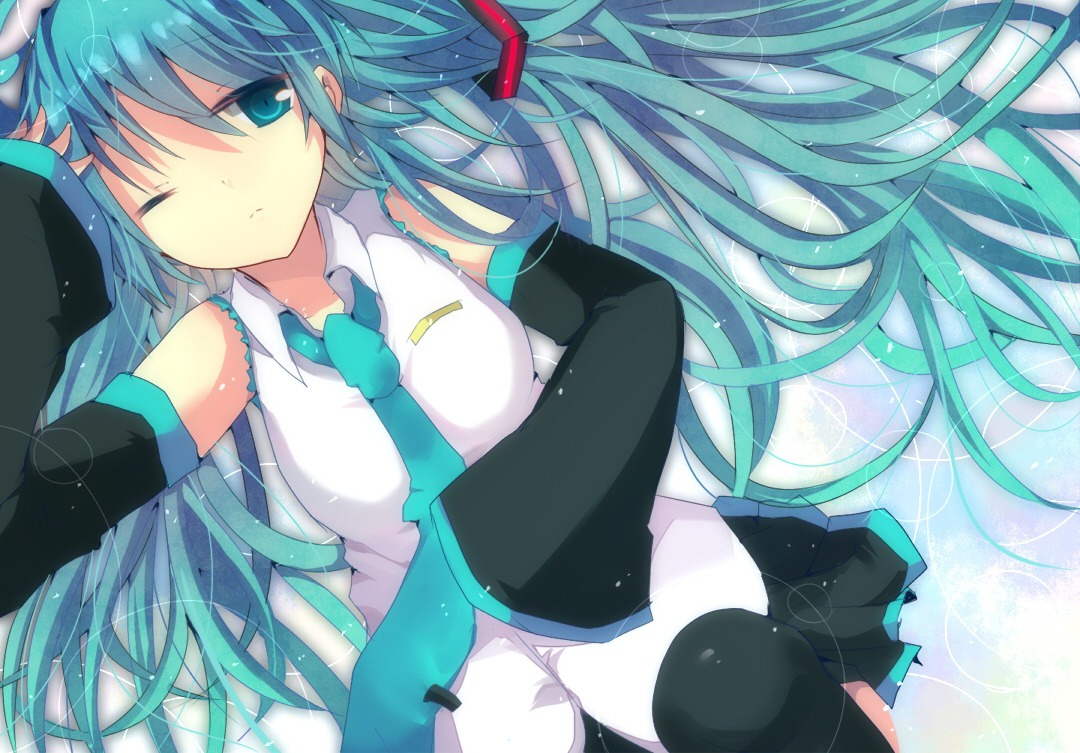 hatsune_miku shimotsuki_eri vocaloid