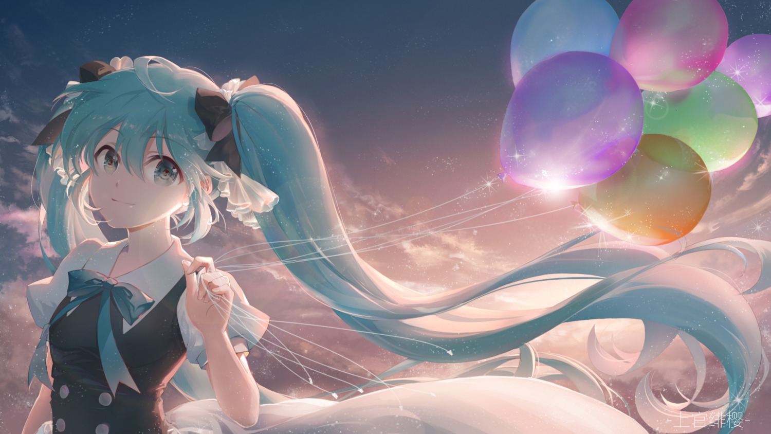 hatsune_miku shangguan_feiying vocaloid wallpaper