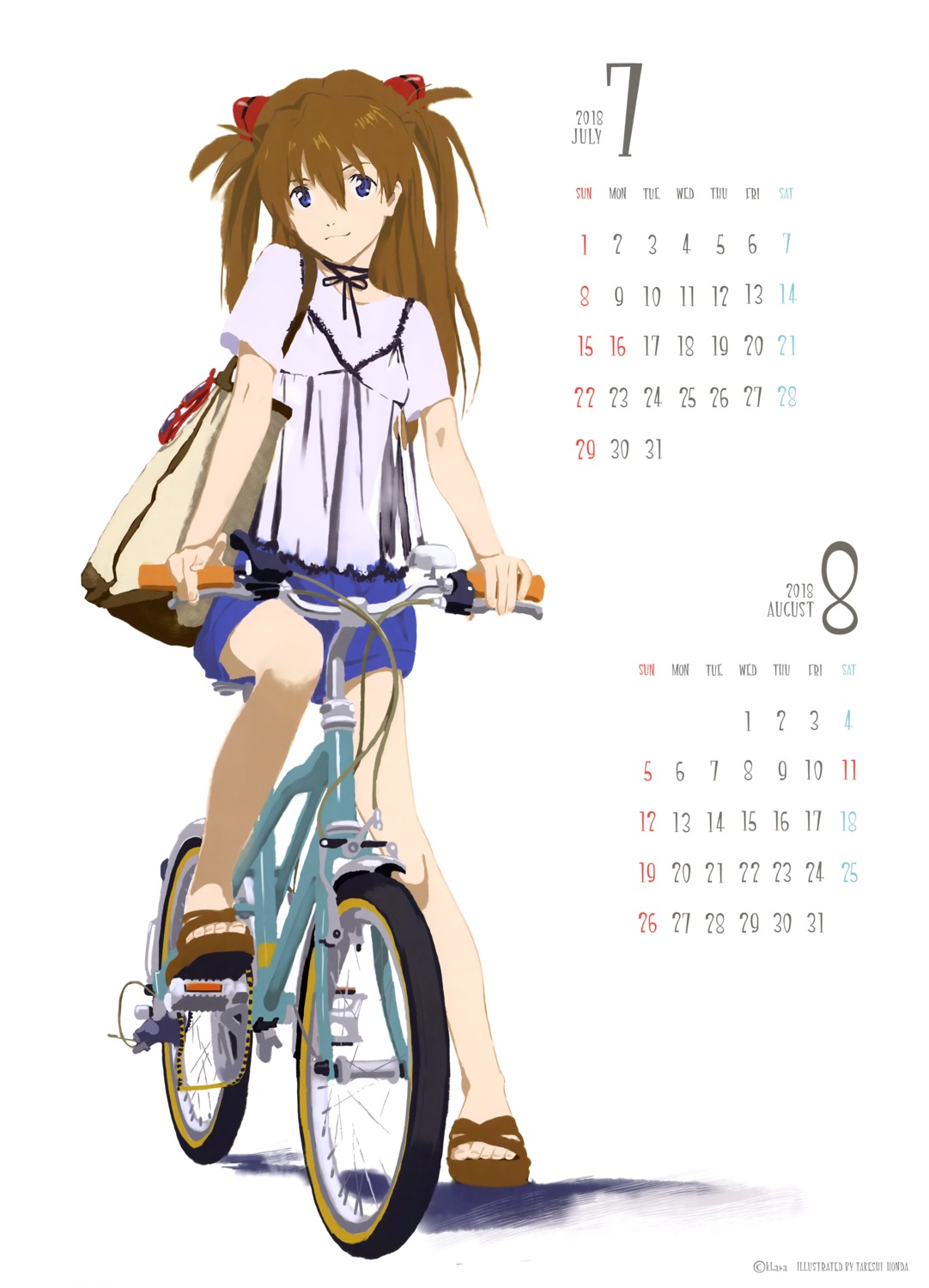 calendar honda_takeshi neon_genesis_evangelion souryuu_asuka_langley