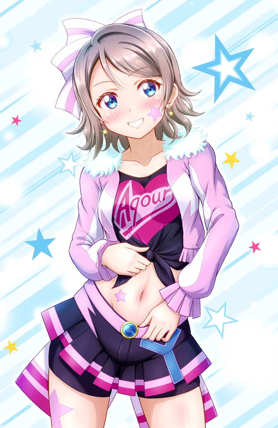 bike_shorts ckst love_live!_sunshine!! watanabe_you