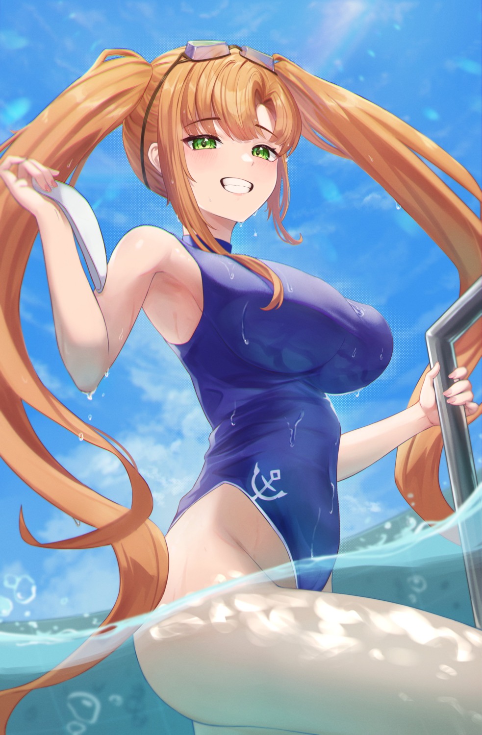 ag-1_nereid last_origin shou_ienaga swimsuits wet