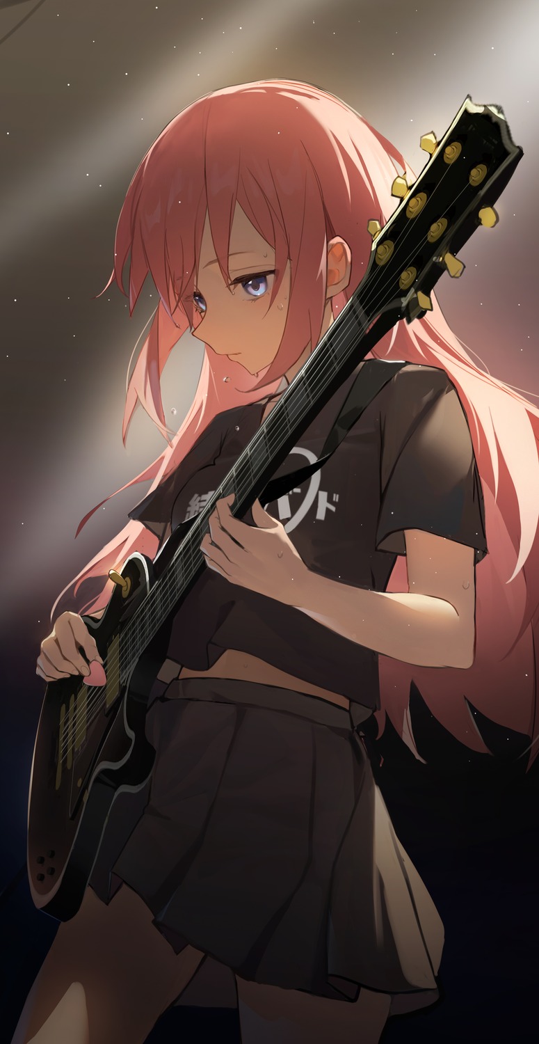 bocchi_the_rock! gotou_hitori guitar seifuku shenqi_de_(9) uniform