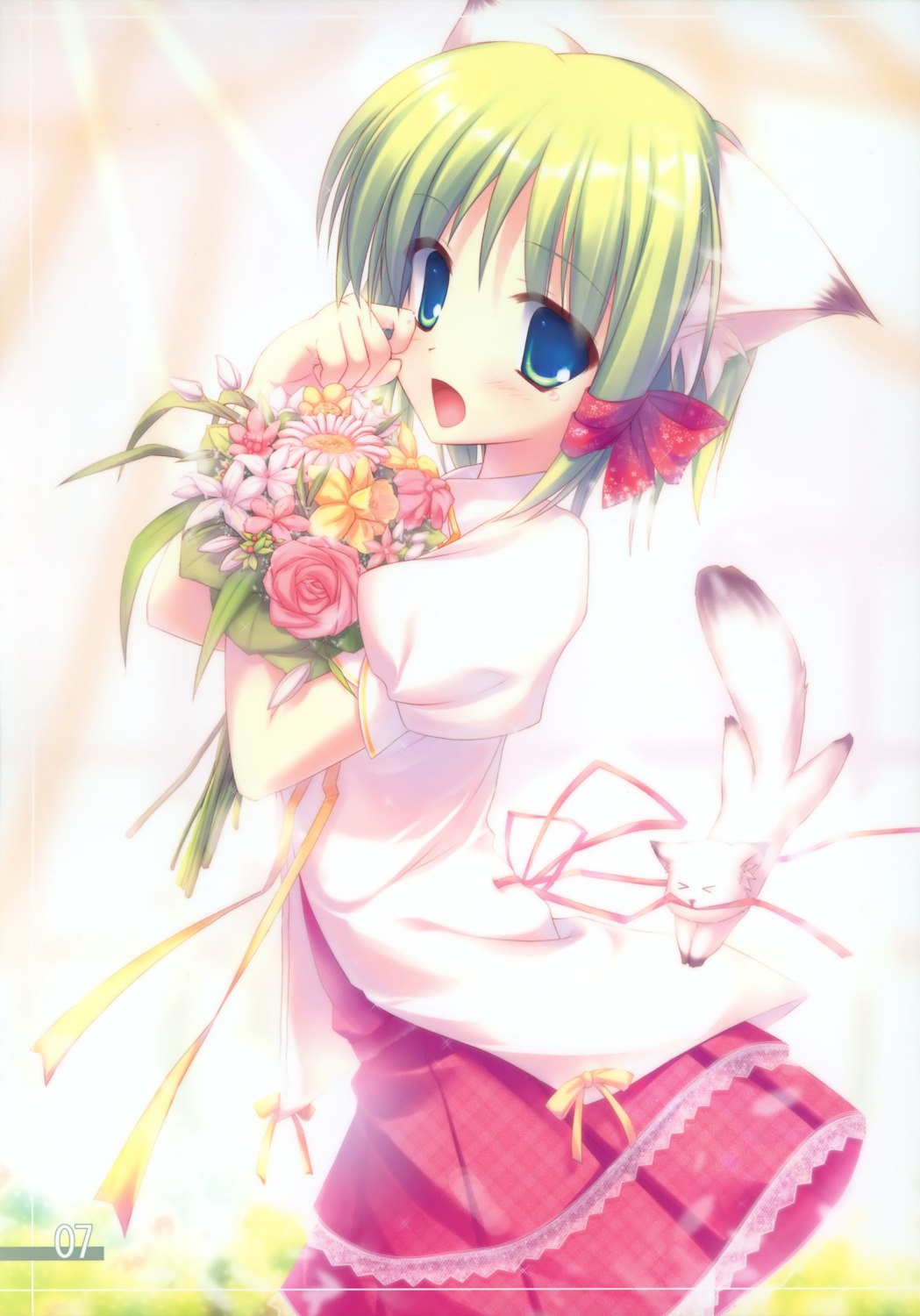 animal_ears empathy fujisaki_rei midori neko nekomimi