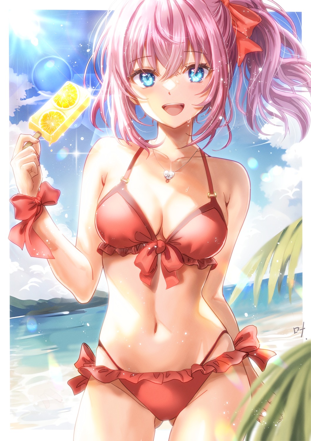 artist_revision bikini kano_mitsuki swimsuits