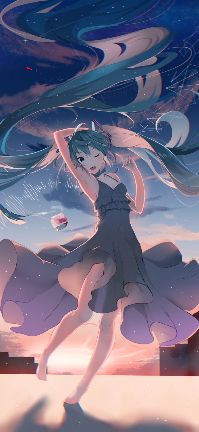 cac_itinose dress hatsune_miku vocaloid