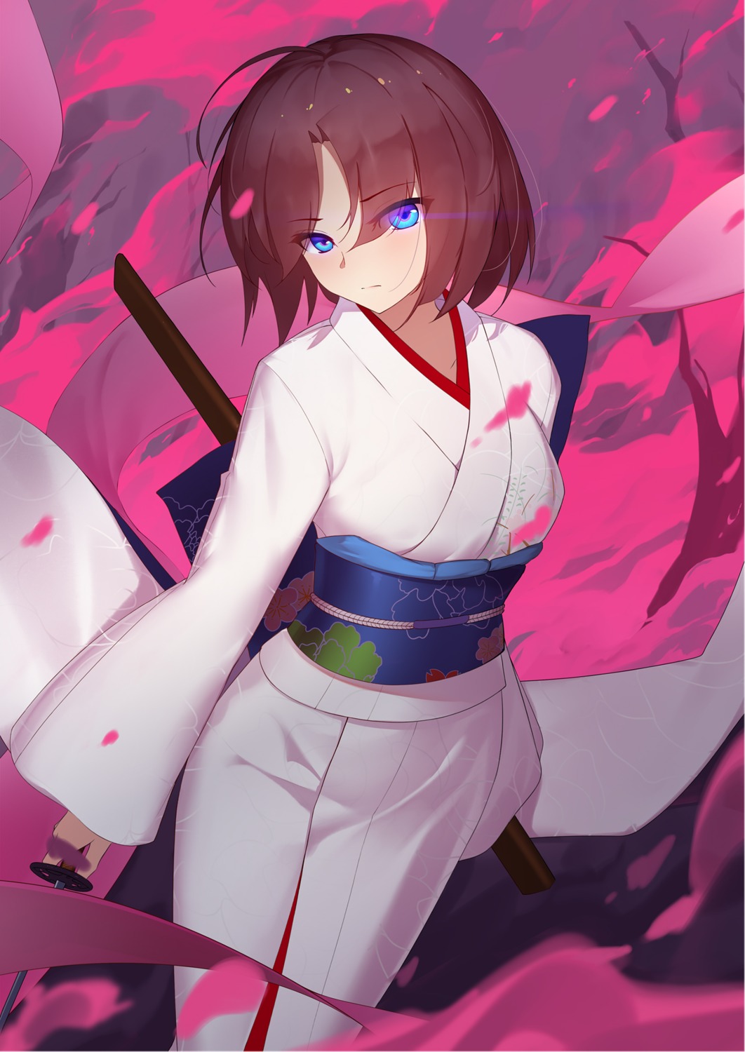 kara_no_kyoukai kimono langya_beike ryougi_shiki sword