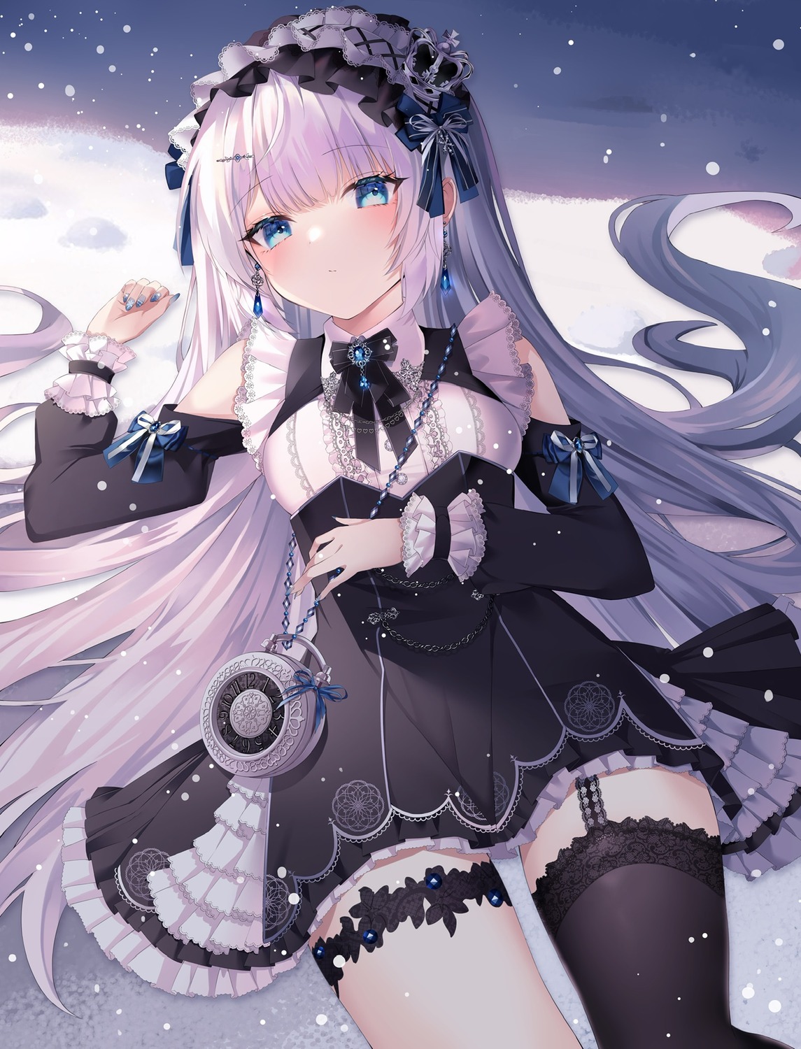 dress garter gothic_lolita lolita_fashion stockings thighhighs yumekoron