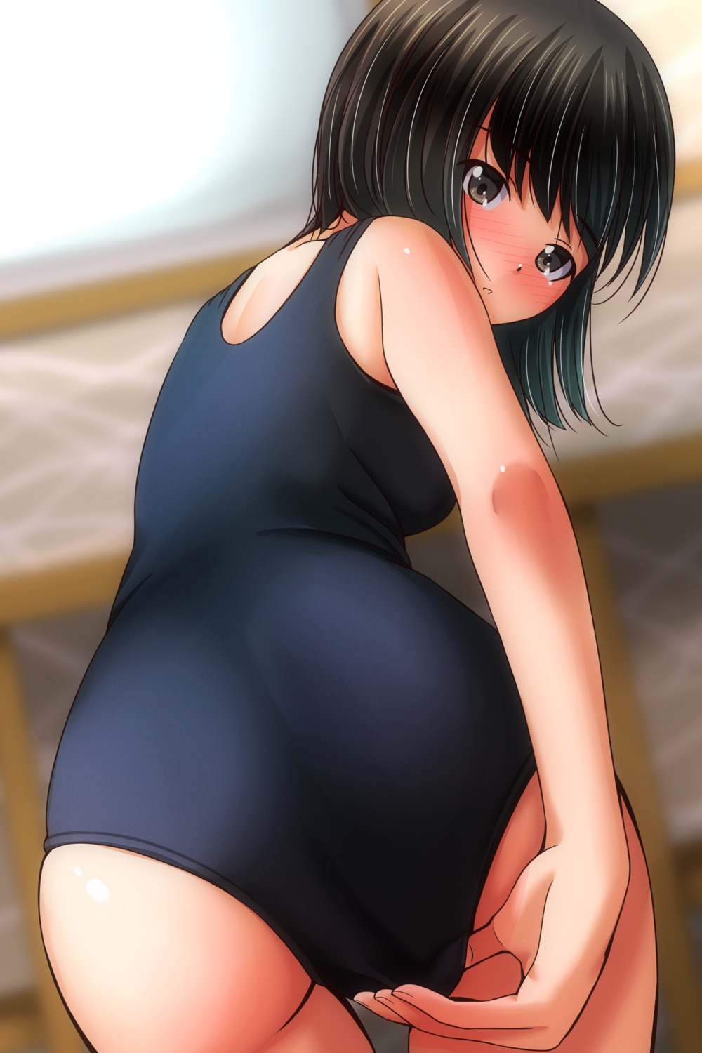 ass loli matsunaga_kouyou school_swimsuit swimsuits