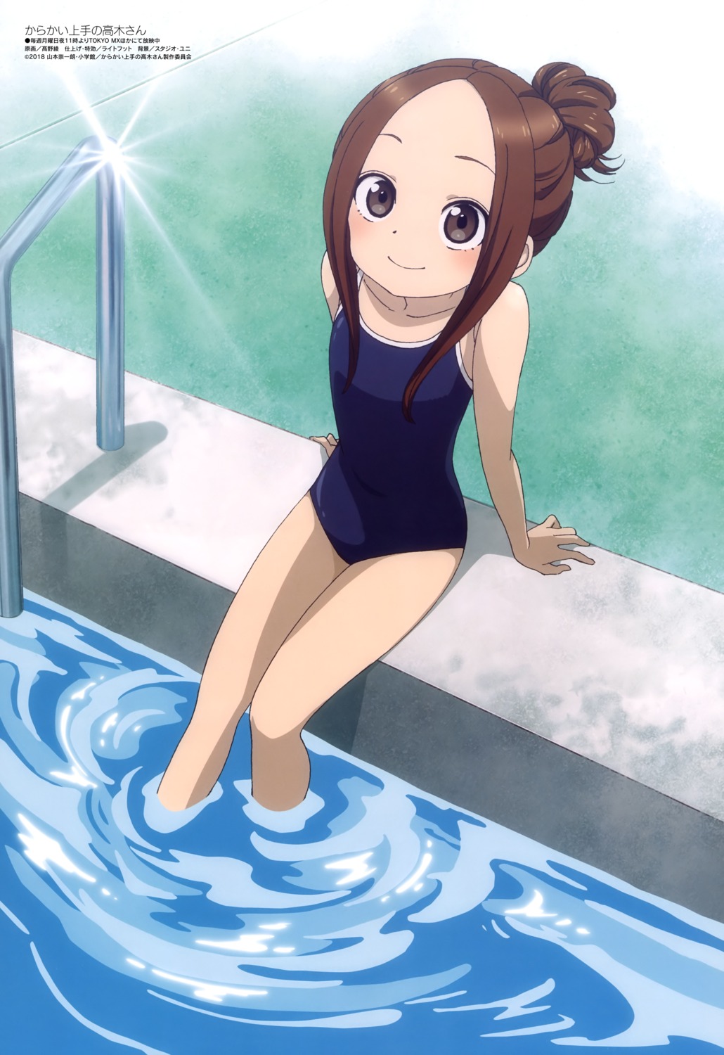 karakai_jouzu_no_takagi-san school_swimsuit swimsuits takagi-san takano_aya wet