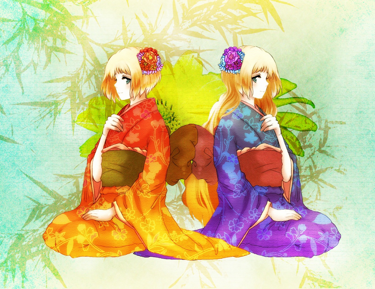 hetalia_axis_powers kimono kotokoto liechtenstein