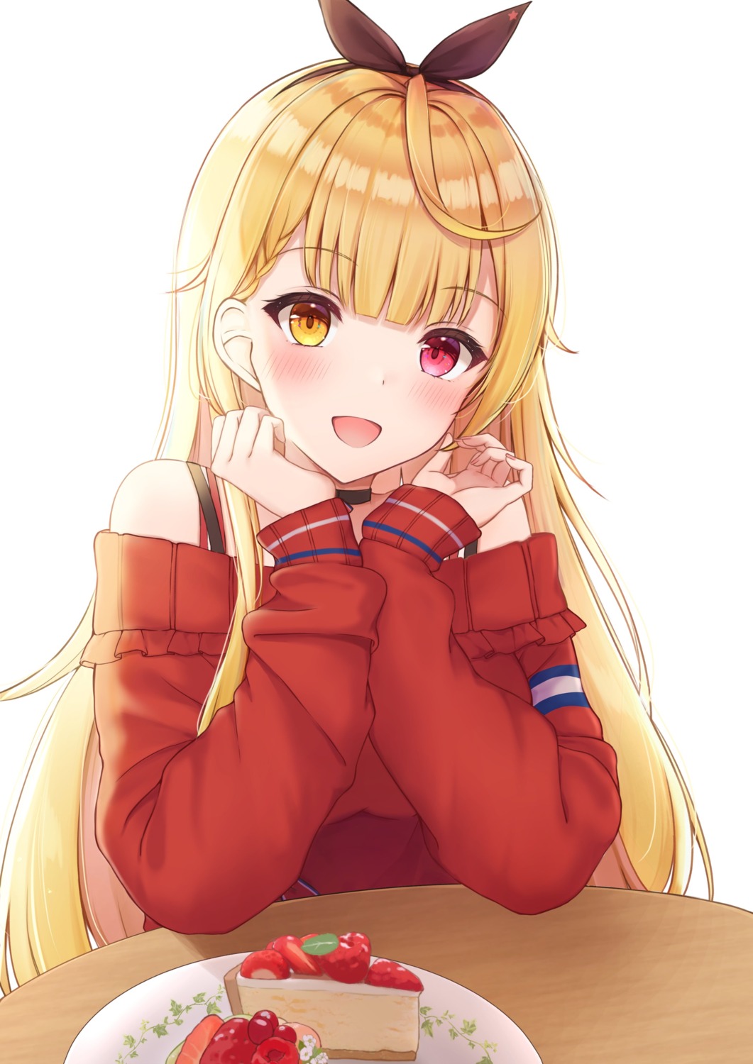 heterochromia hoshikawa_sara nijisanji sweater yukiunag1