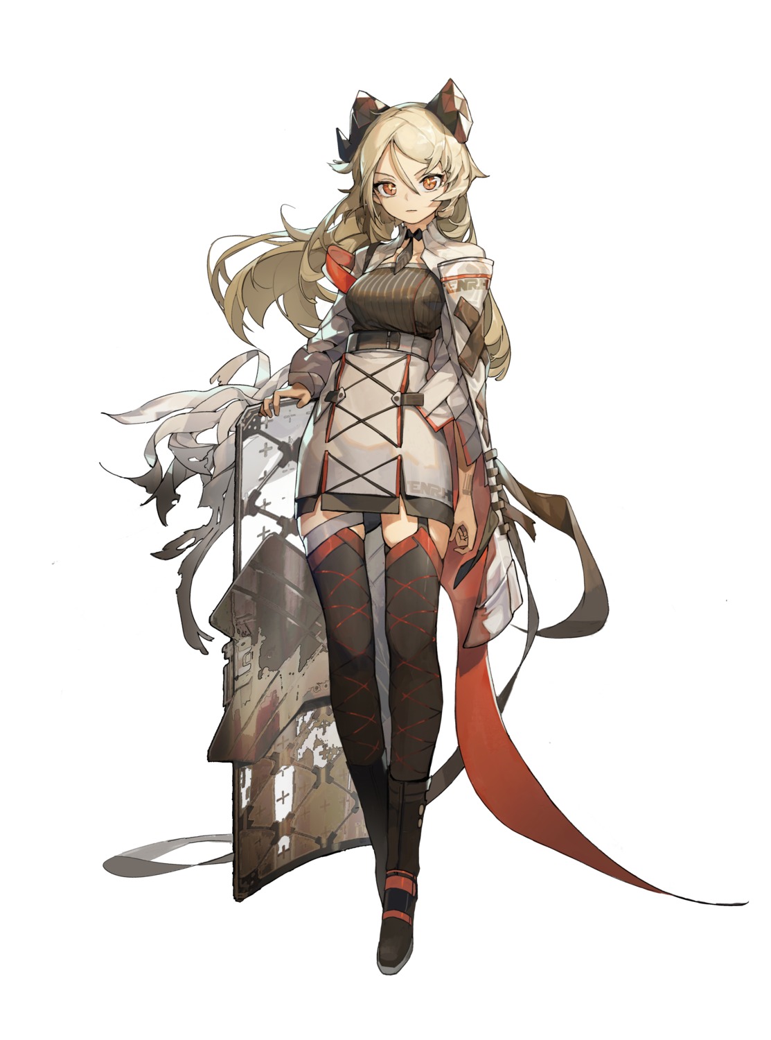 arknights horns stockings thighhighs uniform wulifeng