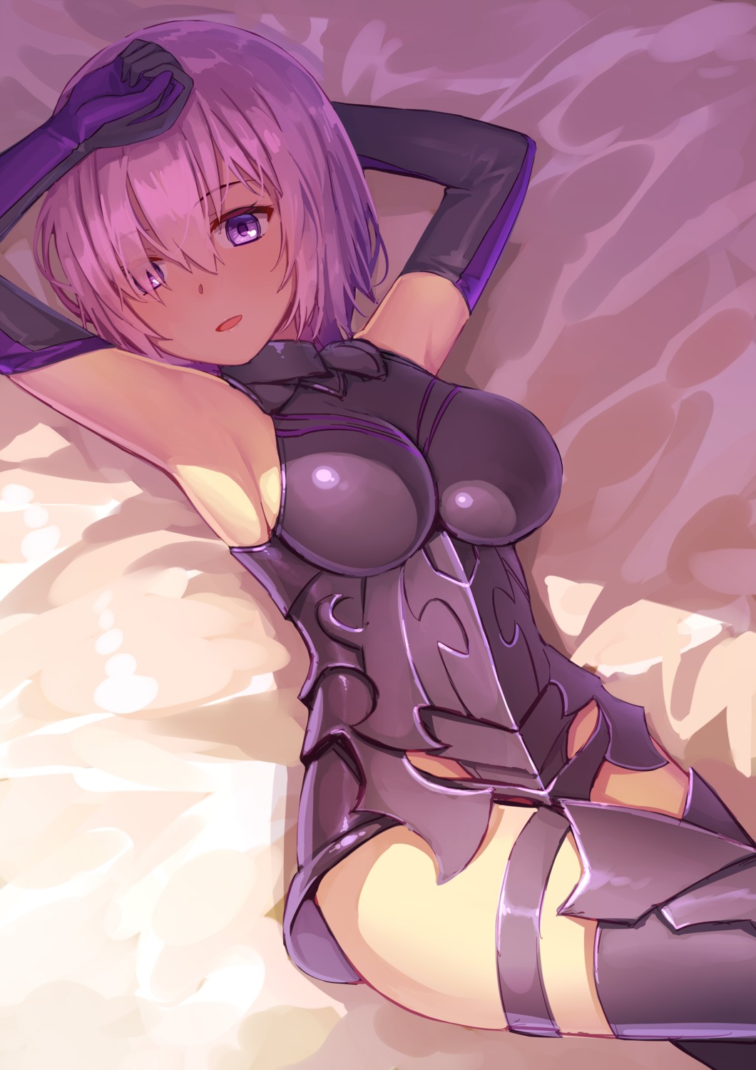 armor fate/grand_order kibamigohann mash_kyrielight thighhighs