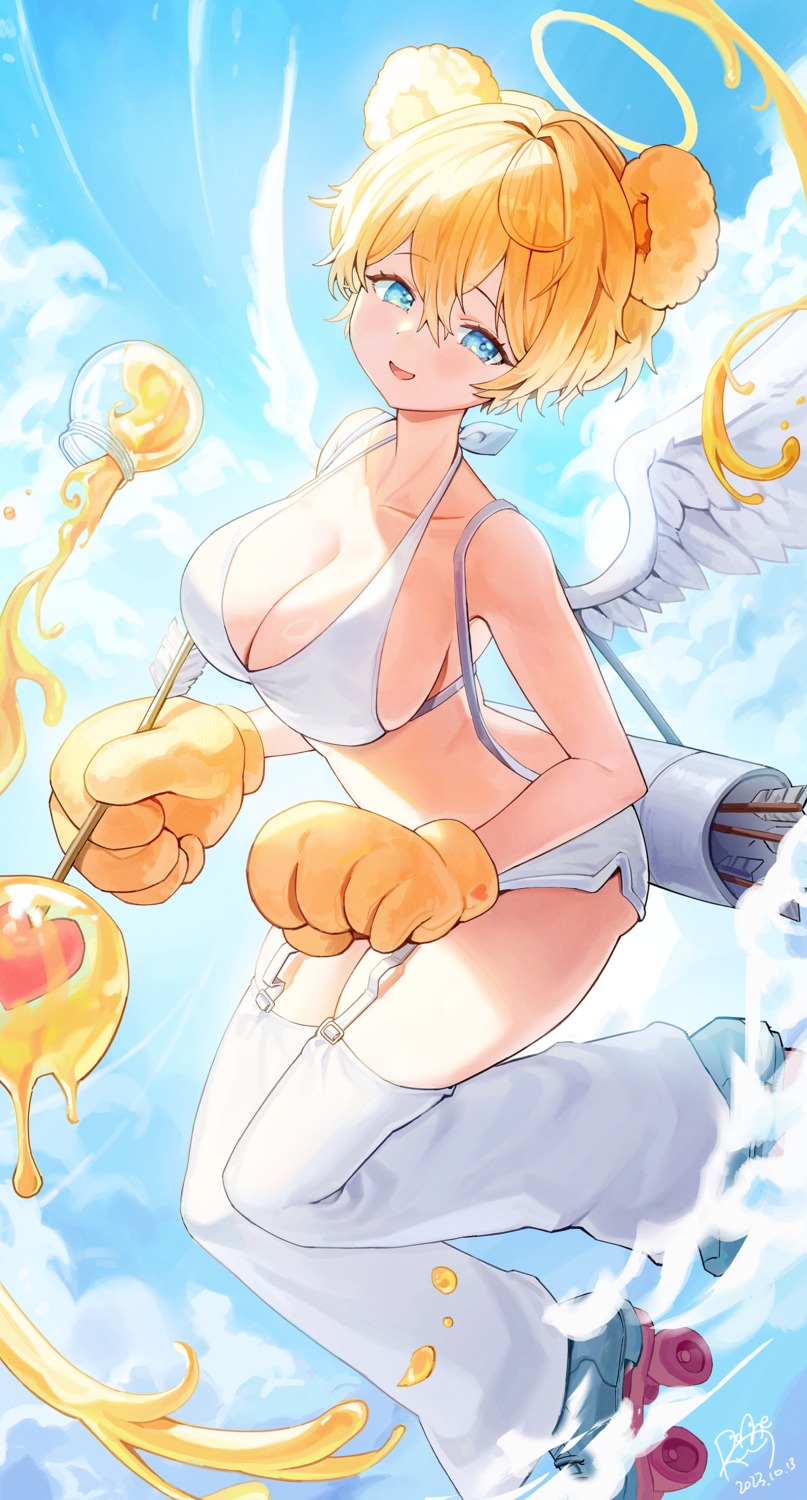 angel lerome stockings thighhighs wings