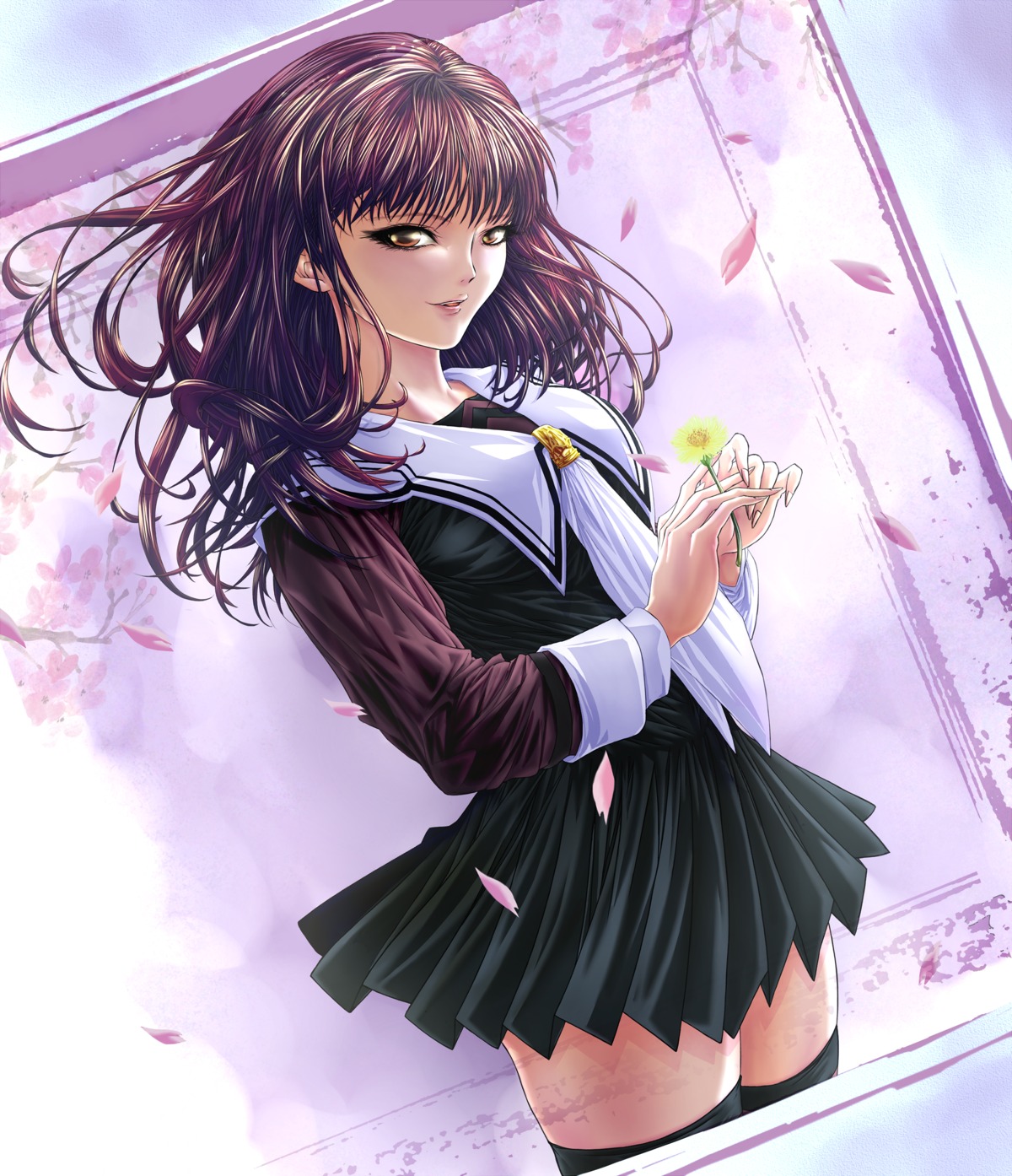 auge i"s seifuku thighhighs yoshizuki_iori