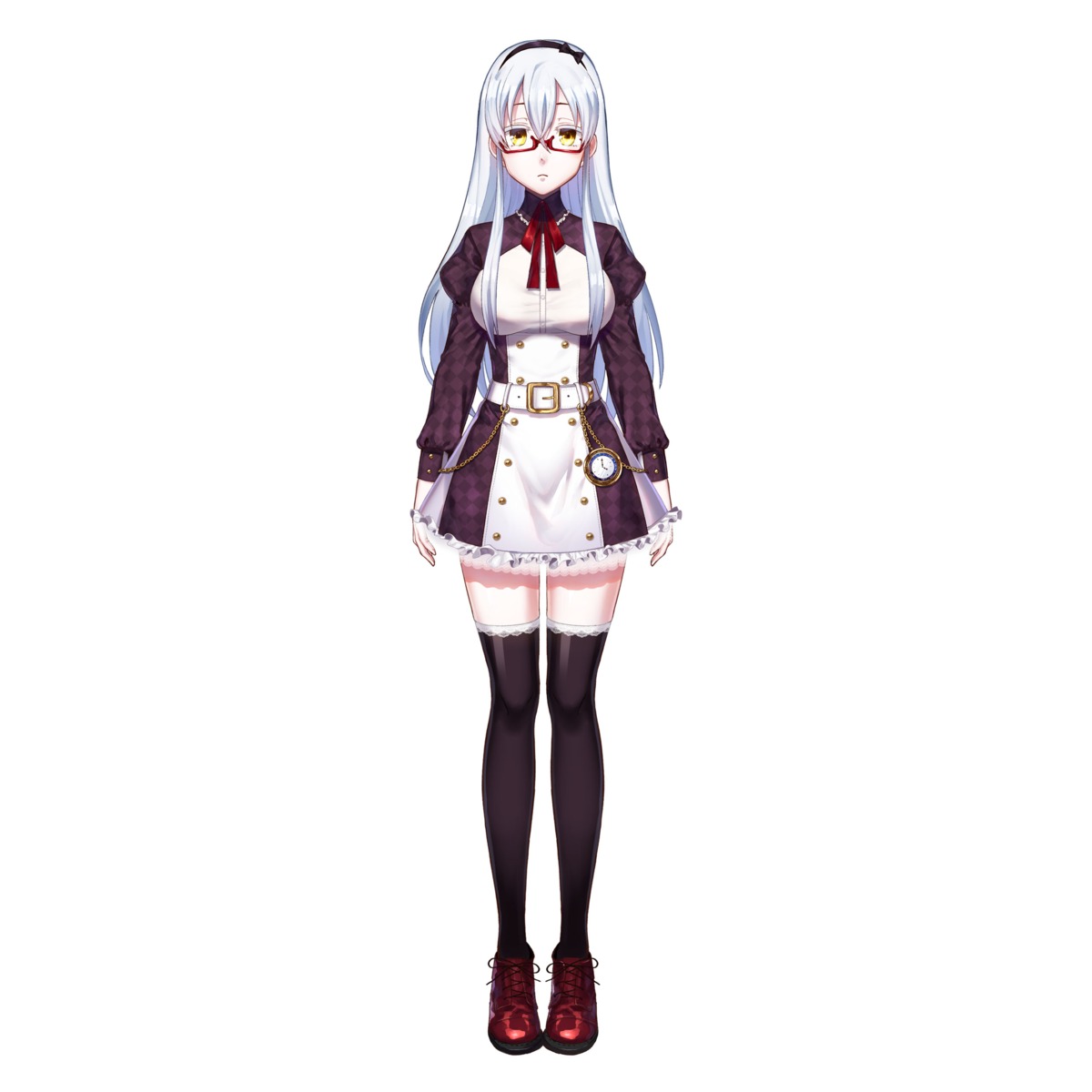 megane seifuku tagme thighhighs