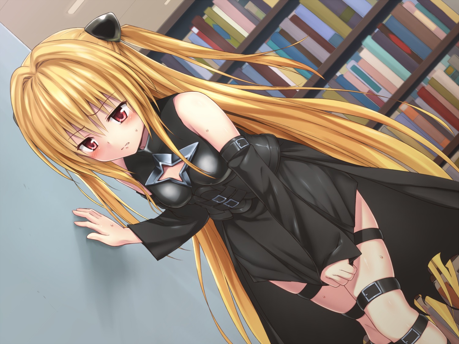 garter golden_darkness to_love_ru wallpaper