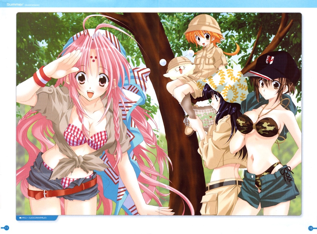 bikini cleavage girls_bravo hare_nanaka_koyomi kojima_kirie lana_jude_tomoka mario_kaneda miharu_sena_kanaka swimsuits