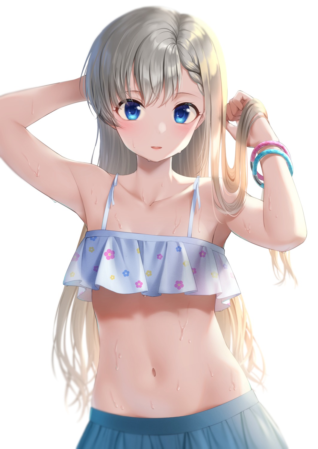 bikini_top cleavage hisakawa_hayate swimsuits the_idolm@ster the_idolm@ster_cinderella_girls the_idolm@ster_cinderella_girls_starlight_stage tsunenorip wet