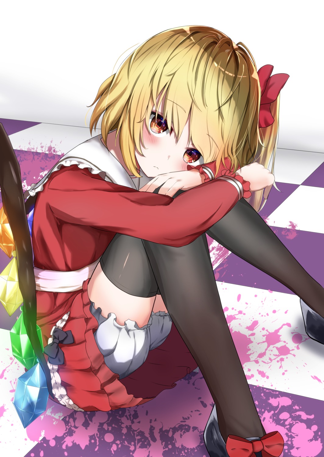 bloomers flandre_scarlet garaudon thighhighs touhou wings