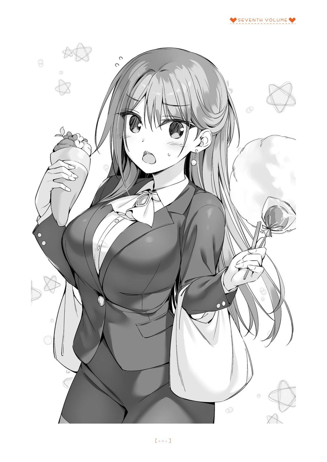 boku_no_kanojo_sensei business_suit fujiki_maka monochrome oryou