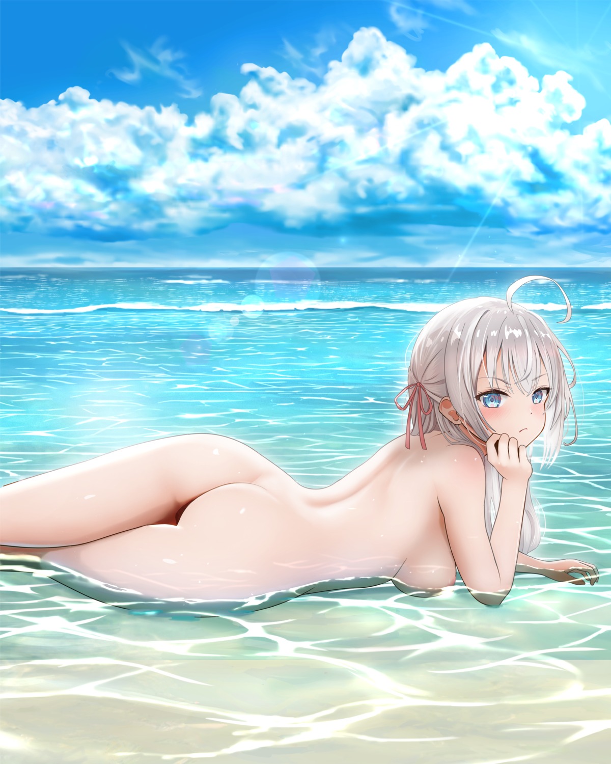 alisa_mikhailovna_kujou areola ass censored gibun_(sozoshu) naked tokidoki_bosotto_roshia-go_de_dereru_tonari_no_alya-san wet