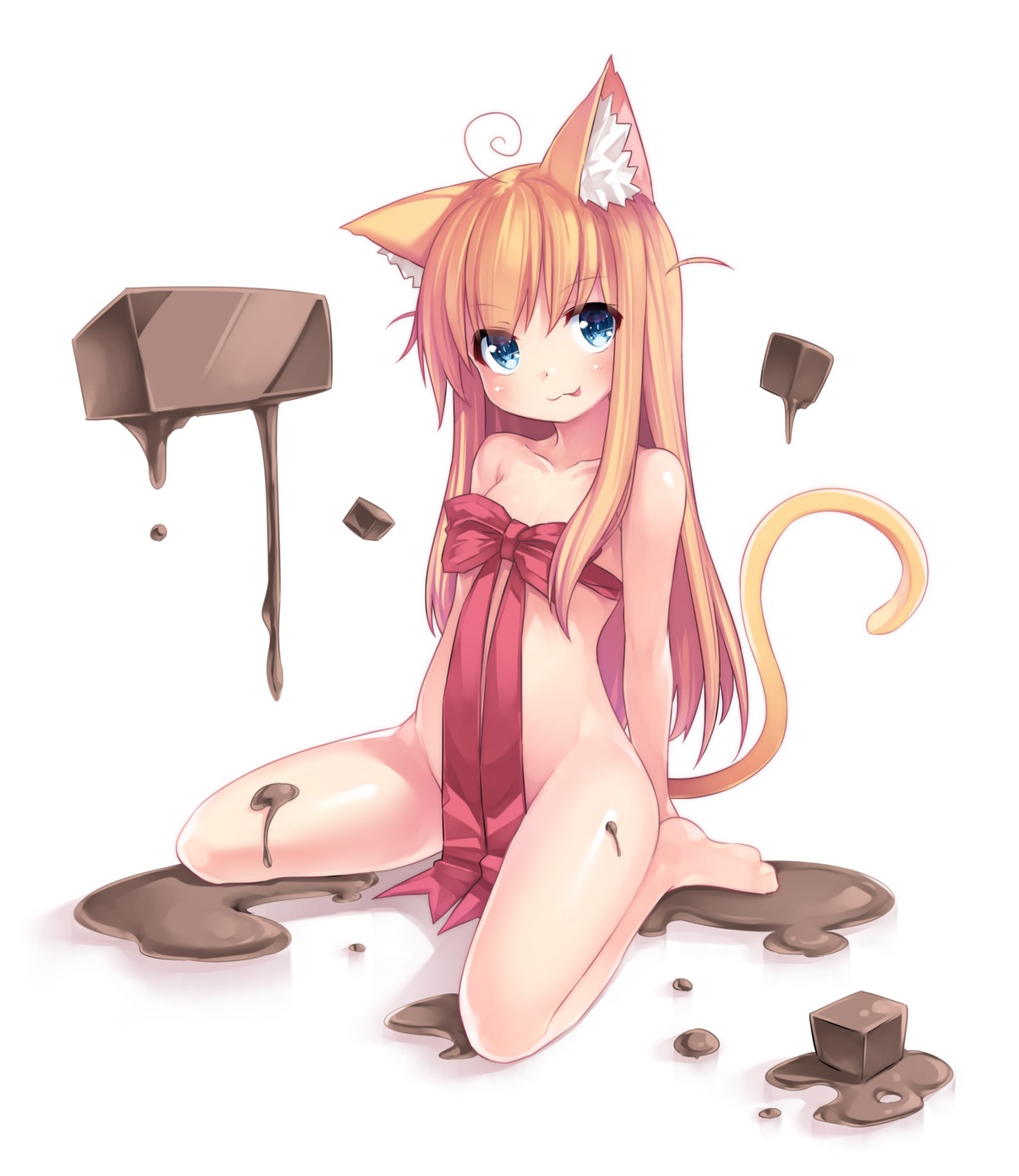 animal_ears cream loli naked nekomimi tagme tail