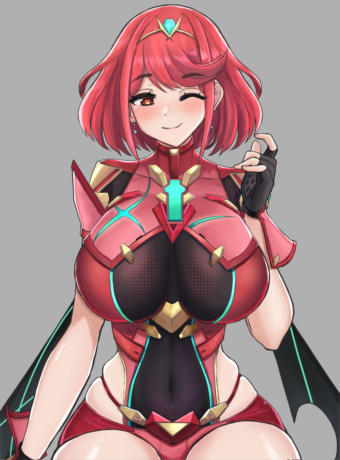 armor bodysuit desspie homura_(xenoblade_2) xenoblade_(series) xenoblade_2