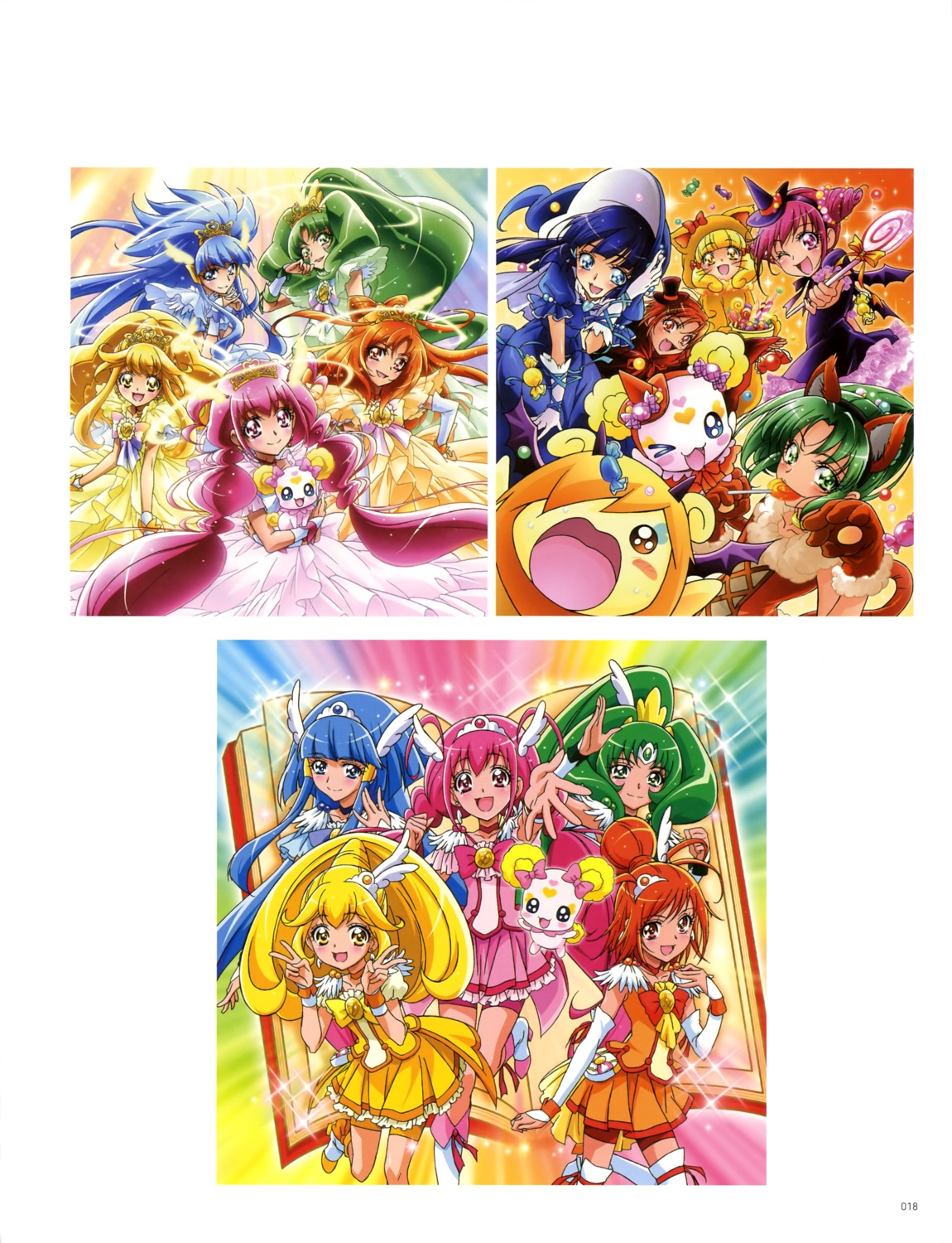 aoki_reika hino_akane hoshizora_miyuki kawamura_toshie kise_yayoi midorikawa_nao precure smile_precure!