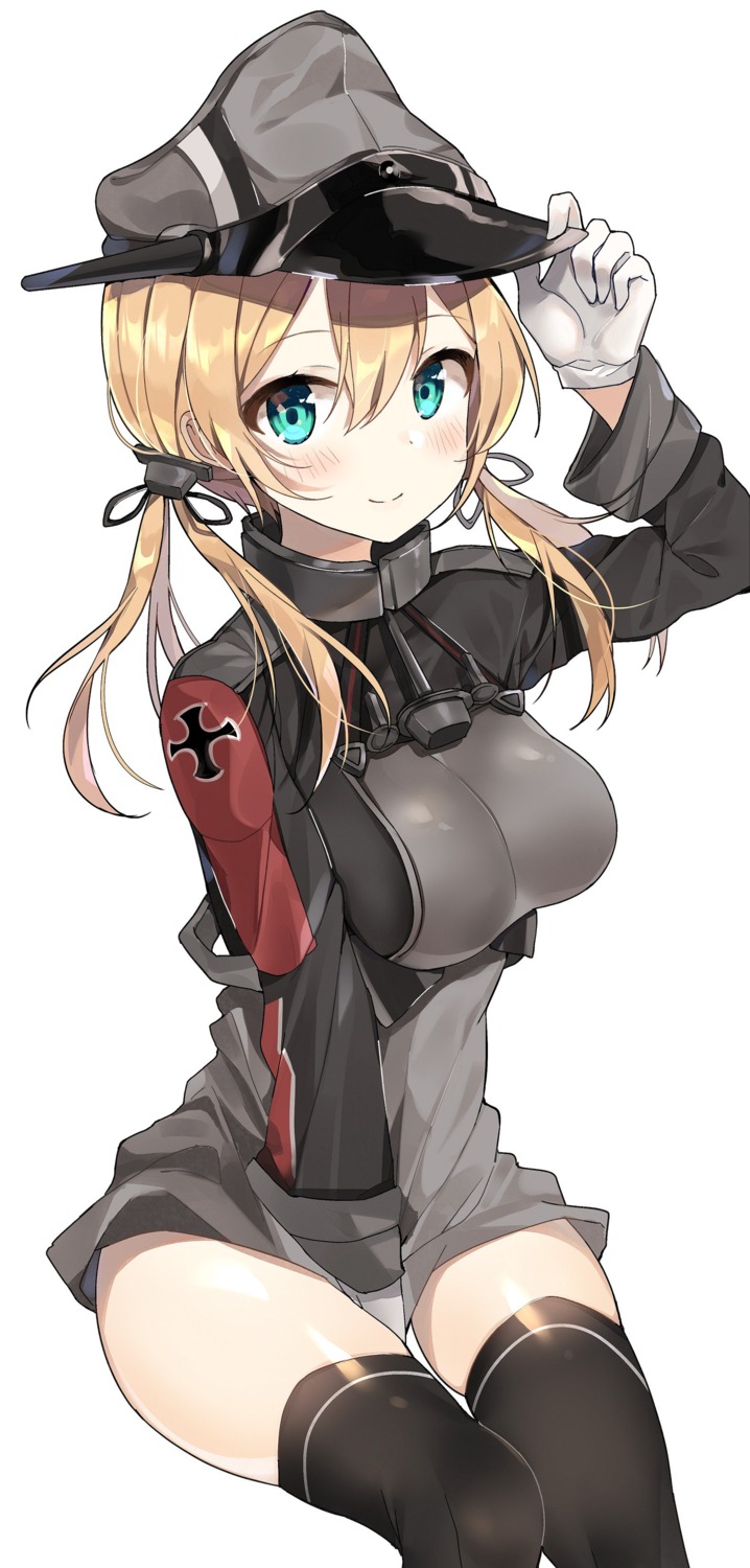 kantai_collection kurutsu prinz_eugen_(kancolle) thighhighs uniform