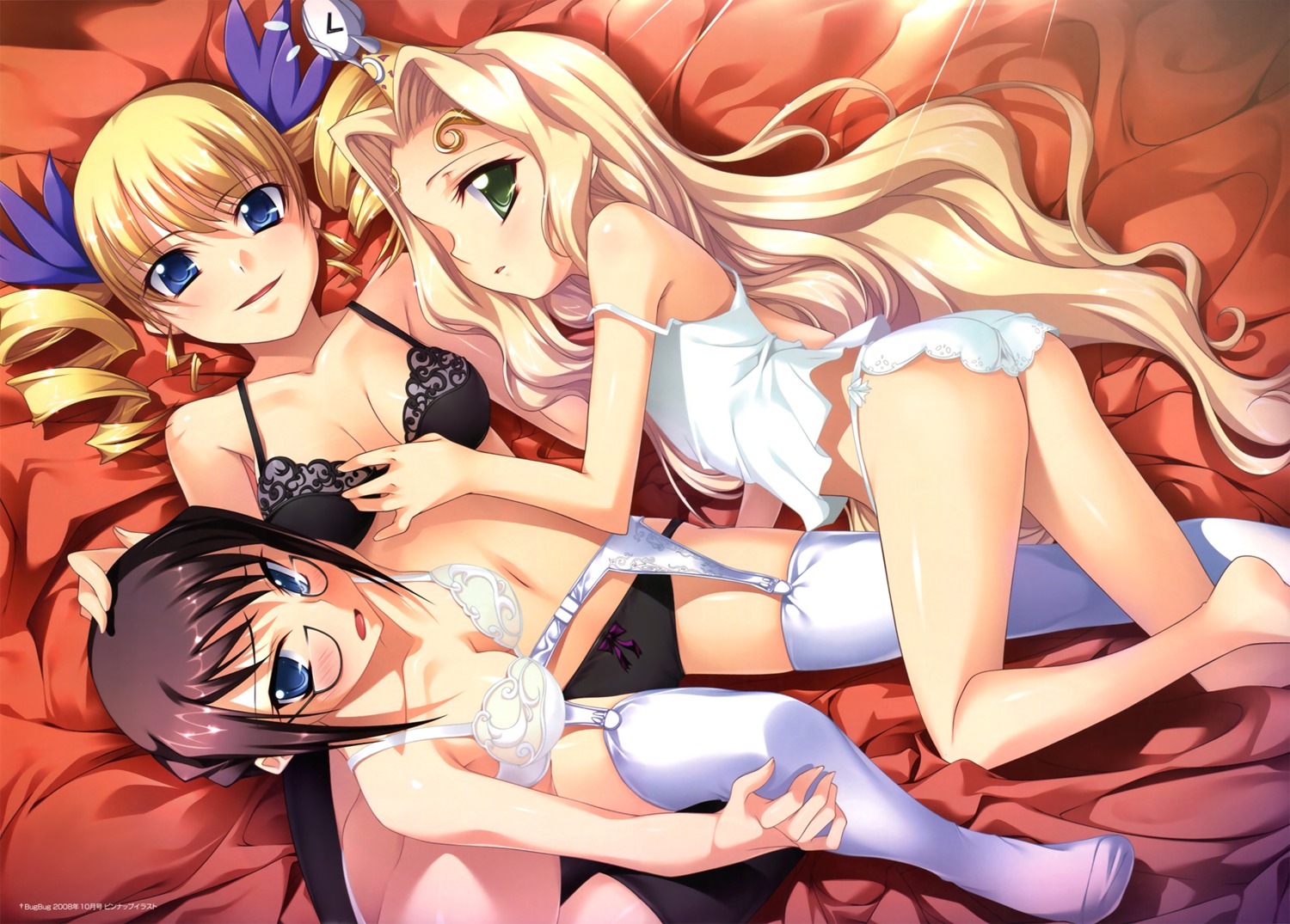 garter_belt kakuka kantaka koihime_musou lingerie pantsu sousou stockings teiiku thighhighs