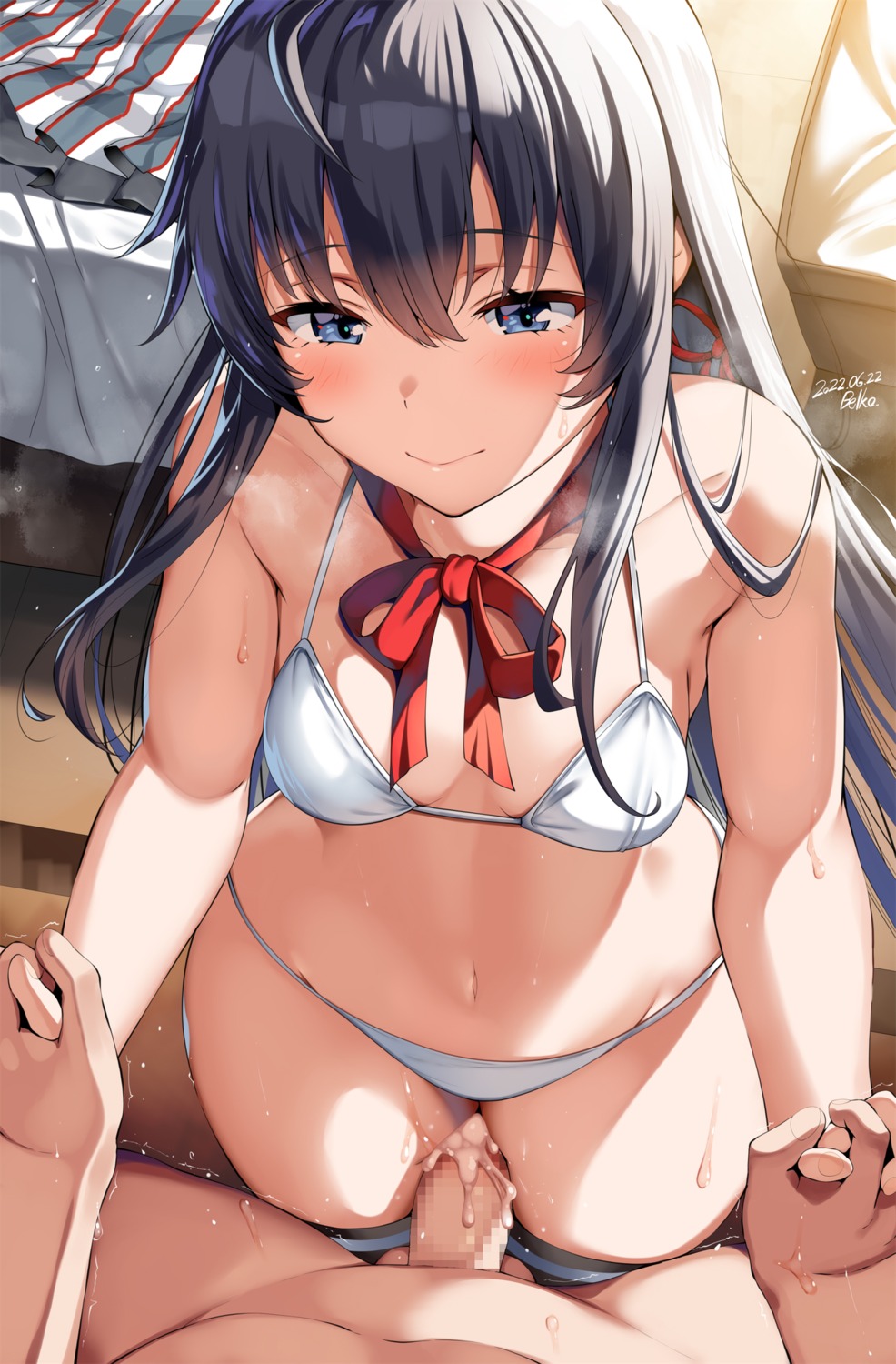 belko bikini censored cum penis swimsuits thighhighs wet yahari_ore_no_seishun_lovecome_wa_machigatteiru. yukinoshita_yukino