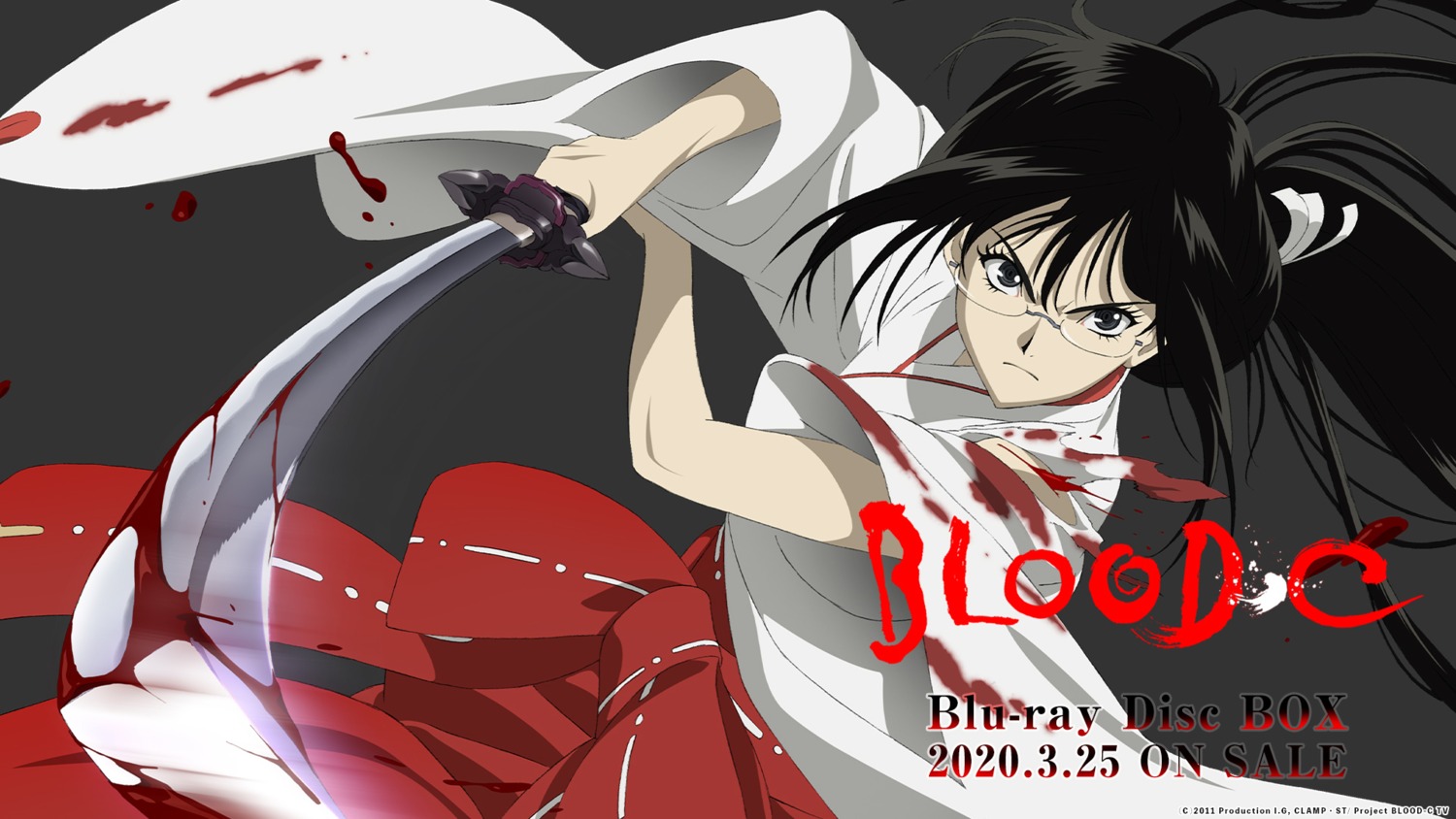 blood blood-c blood_the_last_vampire megane miko sword tagme torn_clothes wallpaper
