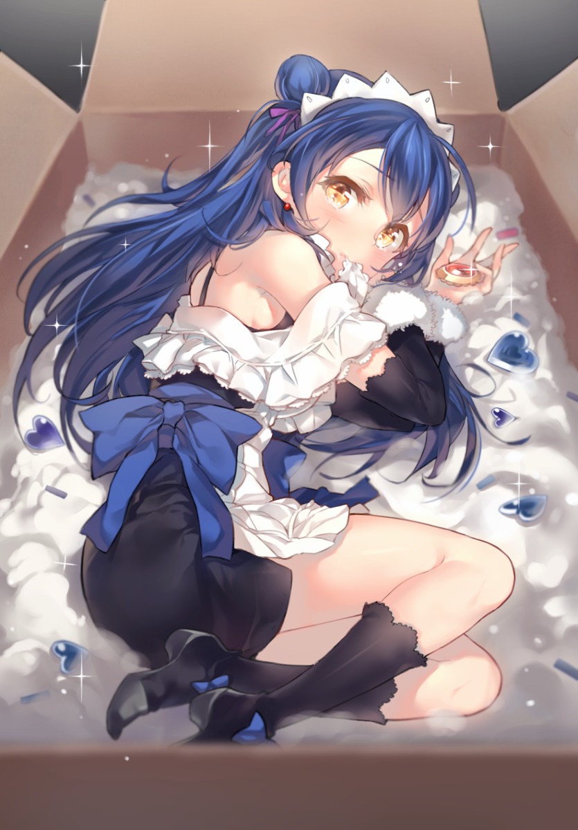 dress heels love_live! maid sonoda_umi yuran