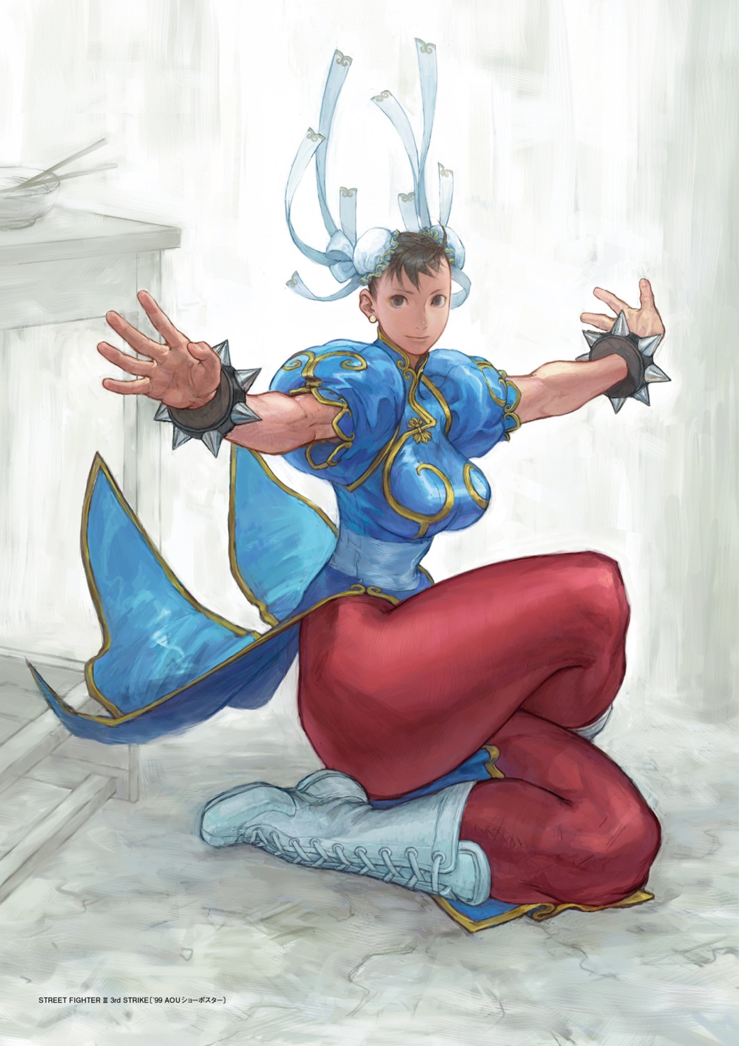 chinadress chun_li digital_version nishimura_kinu pantyhose street_fighter_iii