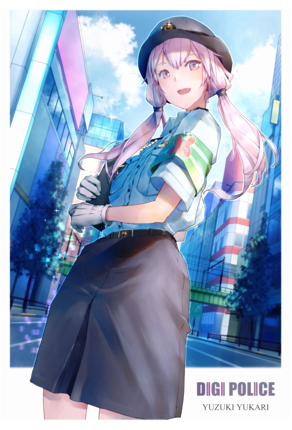 magz police_uniform vocaloid yuzuki_yukari