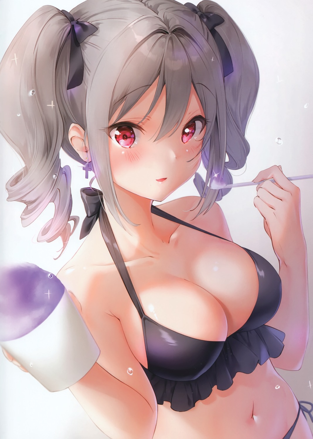 bikini kanzaki_ranko kinako_(shiratama_mochi) possible_duplicate swimsuits the_idolm@ster the_idolm@ster_cinderella_girls wet