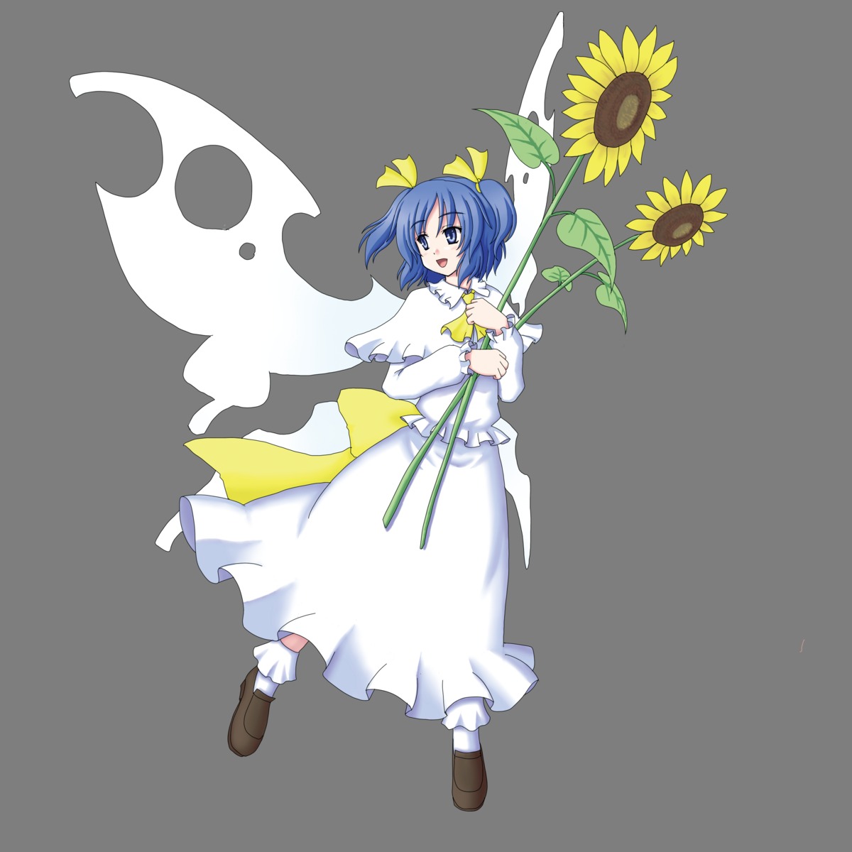 gomi sunflower_fairy touhou transparent_png wings