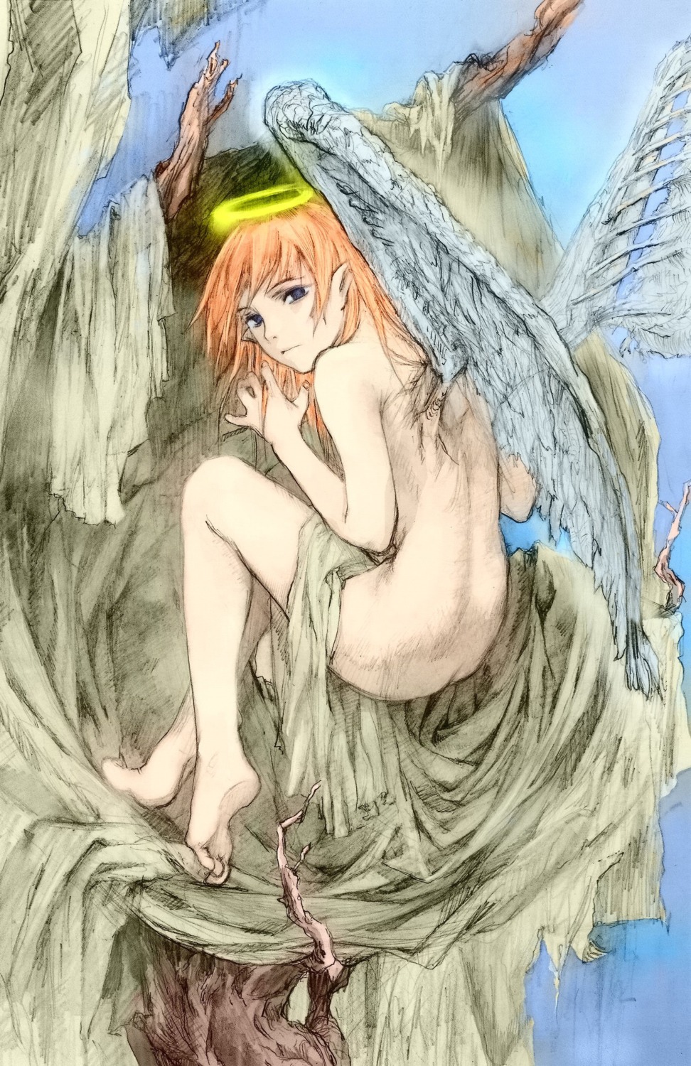 abe_yoshitoshi angel naked wings