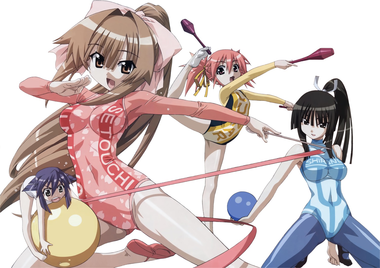 edomae_lunar leotard maki pantyhose seto_no_hanayome seto_san shiranui_akeno