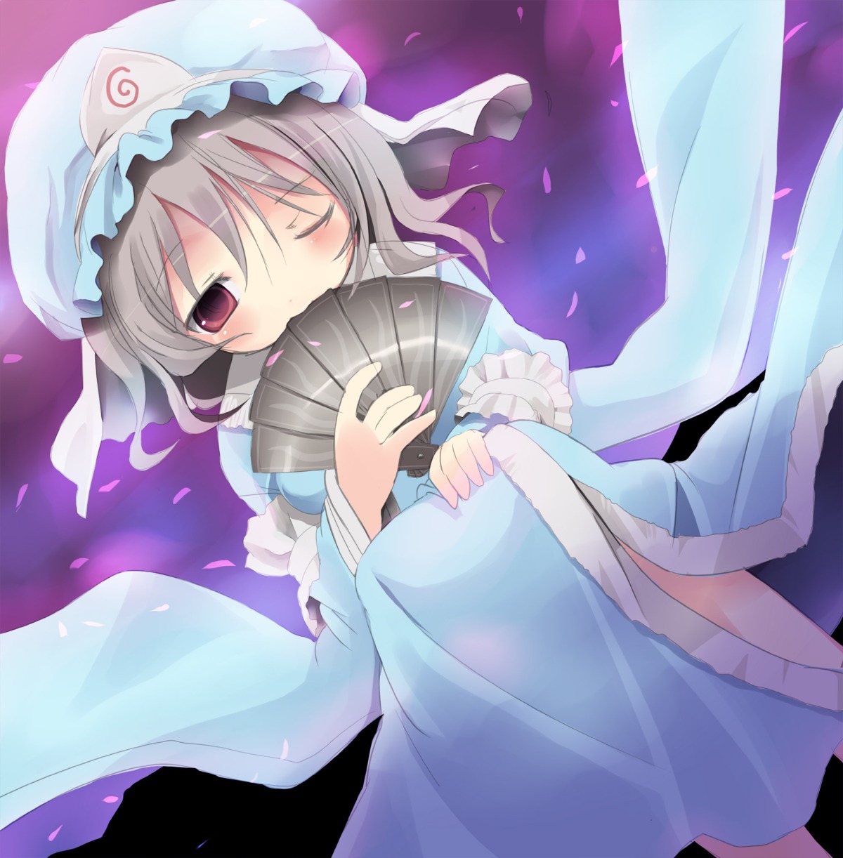 saigyouji_yuyuko siro touhou whitepaper yakumo_yukari