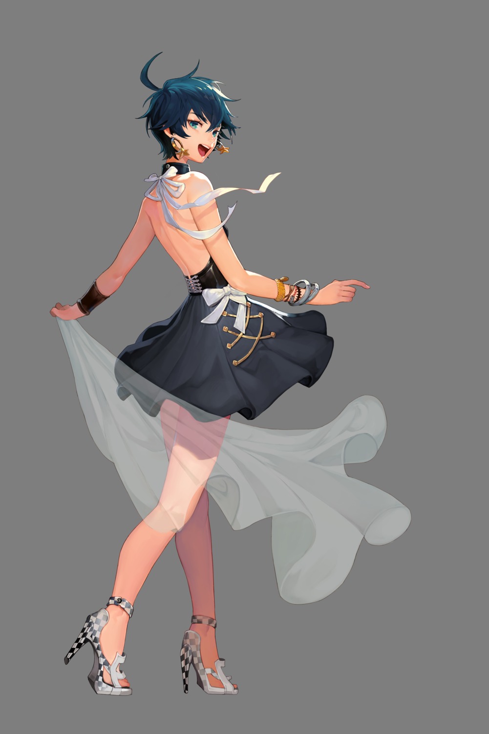 black_survival dress heels tagme transparent_png